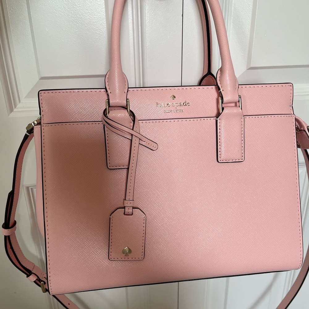 Light pink Kate Spade Cameron Satchel bag🎀